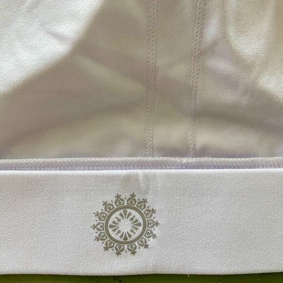 Brisas White Sports Bra Cross Back Women's 1X NEW - Picture 7 of 7